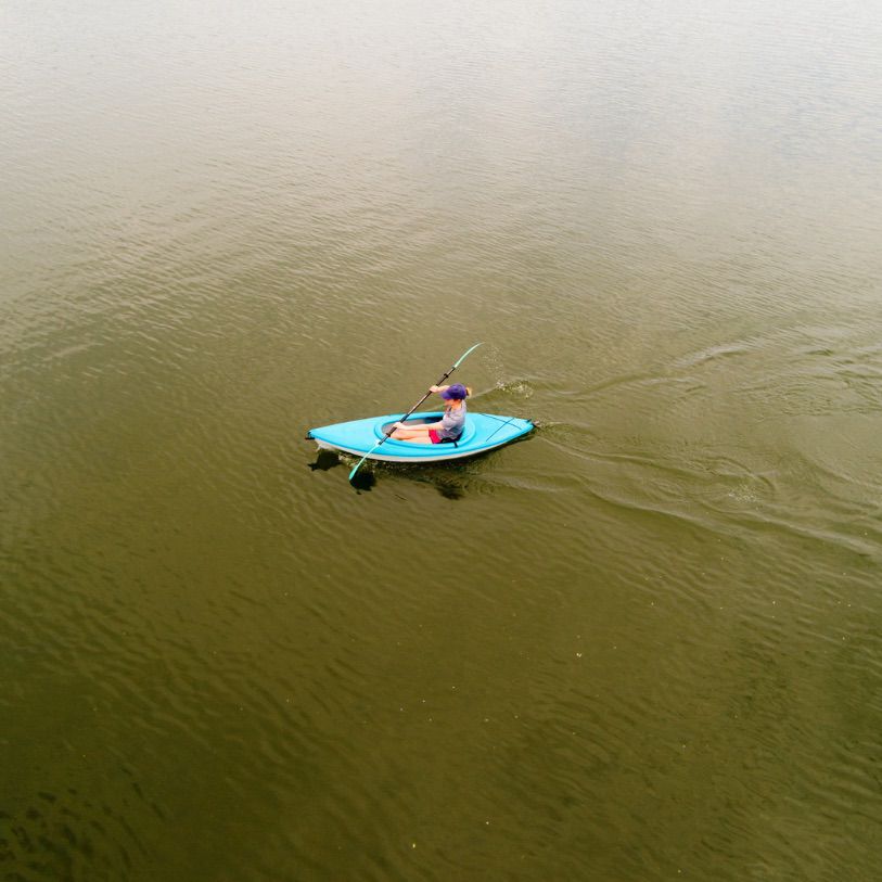 Kayak con fotografías con Drone
